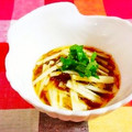 SP♪'s cooksnap of when they made 山芋ともずくの酢の物♪そうめん風♪.