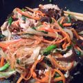 zuboramam's cooksnap of when they made チャプチェ♡.