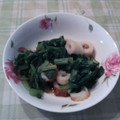 オレンジリング's cooksnap of when they made 小松菜とちくわの和えもの.