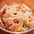 yukdiamond's cooksnap of when they made ■レンコンのちょっぴり酢っぱいキンピラ■.