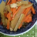 iceｰsand's cooksnap of when they made ゴボウとニンジンと大根の炒め煮.