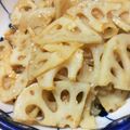 ﾋﾟｮﾝｷﾁ。's cooksnap of when they made 簡単レンコンきんぴら.