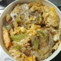ハトえもん's cooksnap of when they made ＊節約・ランチに＊コロッケ丼＊.