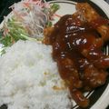 恋羽mama's cooksnap of when they made 簡単ポークチャップ♡.