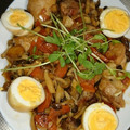 たかぴこうぴ's cooksnap of when they made 超簡単　鶏もも肉きのこ厚揚げの炒め煮.