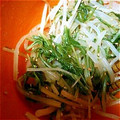 まるりゅう's cooksnap of when they made もやしと水菜のごま油和え.