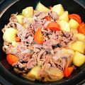 ♡ウフみっちゃん♡'s cooksnap of when they made 白だしでほっこり肉じゃが.