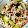 жゆきにゃж's cooksnap of when they made 簡単♡豚肉と油揚げとチンゲン菜炒め煮.