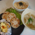 fugomama's cooksnap of when they made れんこんのえびマヨはさみ焼き.