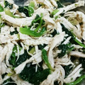 ☆またこ☆'s cooksnap of when they made ほうれん草と鶏のおろしポン酢和え.