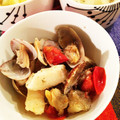 やまさきお's cooksnap of when they made タラとあさりのアクアパッツァ.
