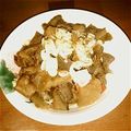 ☆ひろっち☆'s cooksnap of when they made 食物繊維たっぷりがミ・ソな我が家のモツ煮.