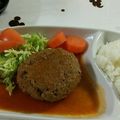 まみこちゃん☆'s cooksnap of when they made 簡単！肉汁ジュワ～のハンバーグ☆.