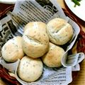 シャトレのちー's cooksnap of when they made ホエー（乳清）でもっちり　黒ごまパン.