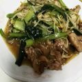 akcoo's cooksnap of when they made 【がっつり×ヘルシー】豚肉の小松菜炒め.