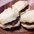 ellatnu's cooksnap of when they made じゃがいものまんまるジャムサンド.