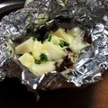 mayuchee's cooksnap of when they made そぼろ味噌のチーズもちグラタン.