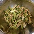 ♪ikuko♪'s cooksnap of when they made むね肉のバンバンジー風和え物.