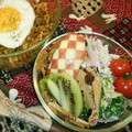 junpoko's cooksnap of when they made きゅうりとハムの粒マスタードマヨサラダ♪.