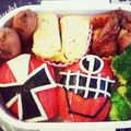 URARA80's cooksnap of when they made キャラ弁！烈車戦隊トッキュウジャー弁当.