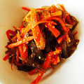 myacooking's cooksnap of when they made 細切蒟蒻と人参のすり胡麻きんぴら風サラダ.