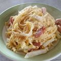 ゆんmama's cooksnap of when they made 柚子胡椒と牛乳で簡単カルボナーラ風パスタ.