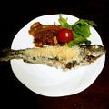 みょごろ's cooksnap of when they made イワシやニジマスで✿ニース風焼き魚.