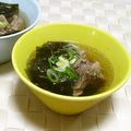 mako♡ばぁ's cooksnap of when they made 韓国風★牛肉とワカメのスープ.