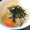 クックOYQN57☆'s cooksnap of when they made 半熟たまごのぶっかけうどん.