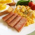 簡単手抜きママ's cooksnap of when they made ふわふわスクランブルエッグ＆スパム.