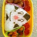 Wみいこ's cooksnap of when they made ★キャラ弁(^^)おむすびまん★.