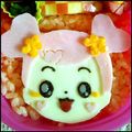 Wみいこ's cooksnap of when they made キャラ弁☆ドキドキプリキュアのアイちゃん.