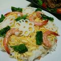 ぐりんぶー♪'s cooksnap of when they made ひな祭りに☆海老の散らし寿司.