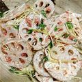 *.rico.*'s cooksnap of when they made 鍋のお湯も湯沸し機能で簡単！蓮根梅サラダ.