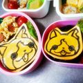 いつきらりおん's cooksnap of when they made 海苔　キャラ弁　コマさん　妖怪　マリオ等.