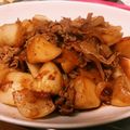 れんちみ's cooksnap of when they made かぶと豚肉の甘辛煮.