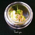 megmicky's cooksnap of when they made 甘エビとアボカドの柚子胡椒和え.