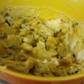 犬狸's cooksnap of when they made 薩摩芋とかぼちゃとクリームチーズサラダ.