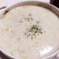 夢みるきりんさん's cooksnap of when they made れんこんと豆の豆乳スープ.