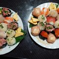 クックE459AH☆'s cooksnap of when they made ひな祭りの手まり寿司.