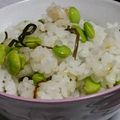 さく助さん's cooksnap of when they made ヤミツキ！枝豆と塩昆布ご飯.