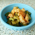 エベリン's cooksnap of when they made エビときゅうりの炒め物～レモン風味～.