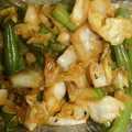 もりのりころ's cooksnap of when they made 焼肉のタレで鶏皮炒め♡.