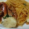 ソラソラ♪'s cooksnap of when they made 渡り蟹とトマトのホットパスタ.