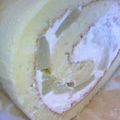 ちーさき's cooksnap of when they made しっとり♪シフォンロールケーキ.