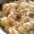 みししっぴっwを's cooksnap of when they made 糸蒟蒻とささみと玉葱と人参の玄米炒飯.