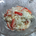 idemari's cooksnap of when they made かにかまと新玉ねぎのマヨサラダ.