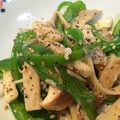 Mクック's cooksnap of when they made エリンギ、ピーマン炒め.
