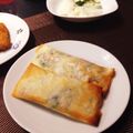 ミニチュアバジル's cooksnap of when they made 簡単＆美味しい♪山芋と三つ葉の春巻き.