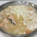 0508haru's cooksnap of when they made 鮭と鶏団子の酒粕鍋.